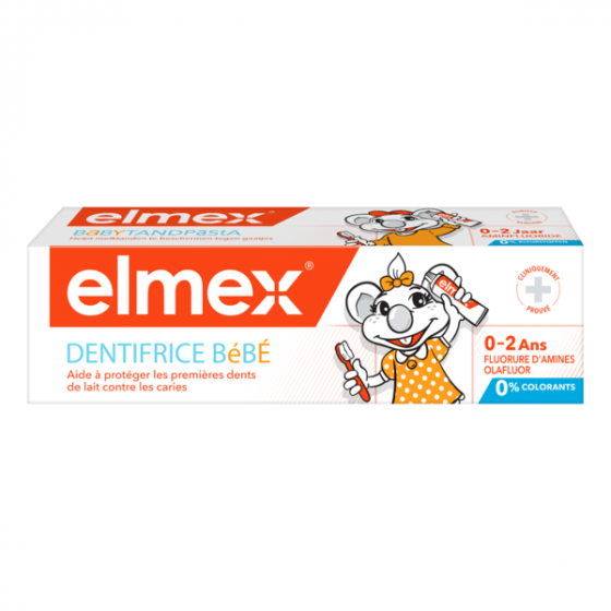 Dentifrice bébé 0-2 ans Elmex - tube de 50 ml