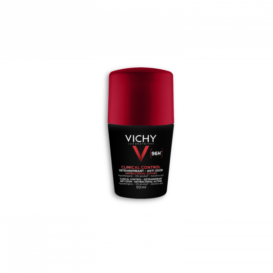 Déodorant détranspirant Clinical Control 96h Vichy Homme - roll-on de 50ml