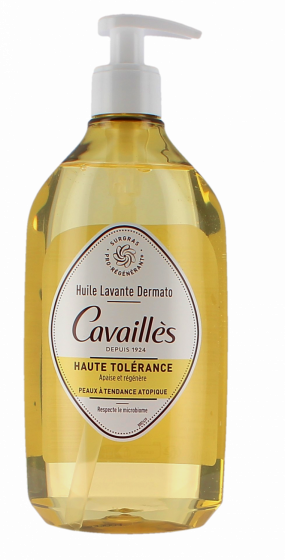 Huile lavante dermato haute tolérance Rogé Cavaillès - flacon-pompe de 500 ml