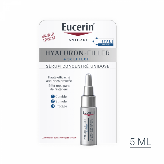 Hyaluron-filler + 3x effect Sérum concentré anti-âge Eucerin - 1 ampoule de 5ml