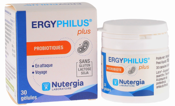 Ergyphilus Plus Nutergia - boîte de 30 gélules