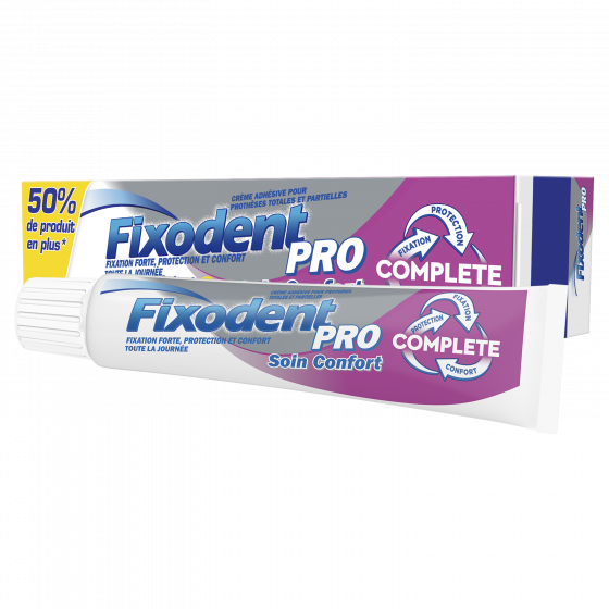 Fixodent pro complete soin confort - Tube 70,5 g