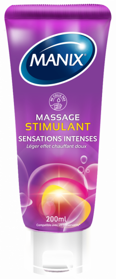 Gel de massage stimulant sensations intenses Manix - tube de 200ml