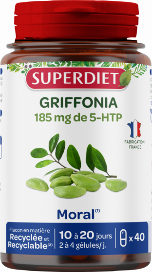 Griffonia moral Superdiet - pot de 40 gélules