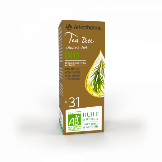 Huile essentielle Tea Tree (arbre à thé) Bio n°31 Arkopharma - flacon de 10 ml