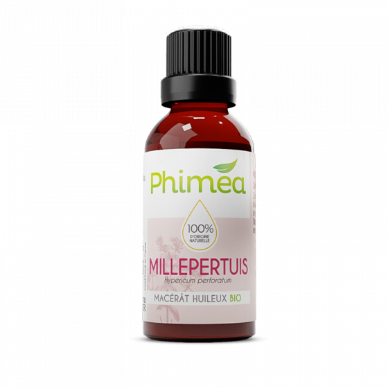 Huile de millepertuis bio Phimea - flacon de 50 ml