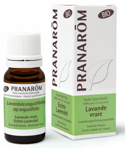 Huile essentielle de Lavande vraie bio Pranarôm - flacon de 10 ml