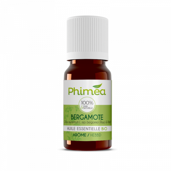 Huile essentielle de bergamote bio Phimea - flacon de 10 ml