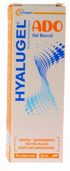 Hyalugel Ado Gel buccal - tube de 20 ml
