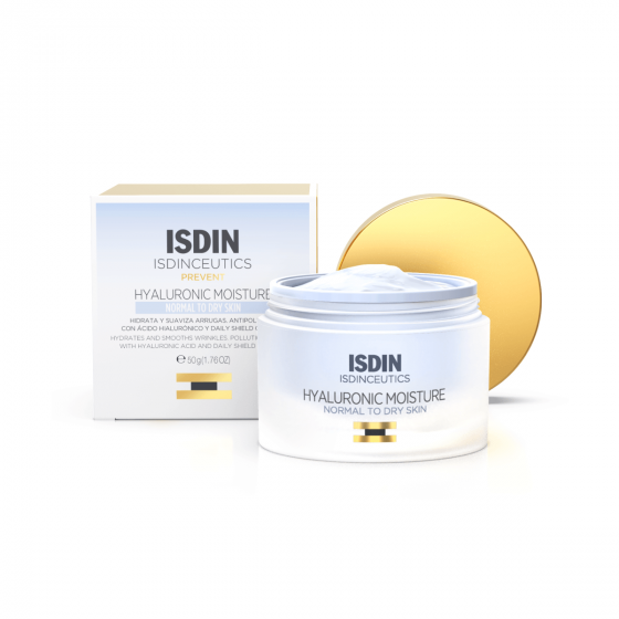 Hyaluronic Moisture peau normale à sèche Isdin - pot de 50 ml