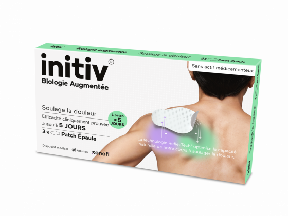 Initiv Patch épaule anti-douleur Sanofi - boîte de 3 patchs