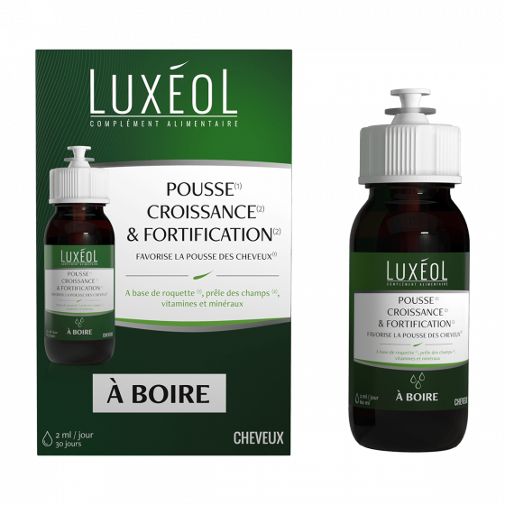 Cheveux Pousse, croissance et fortification Luxéol - flacon de 60ml