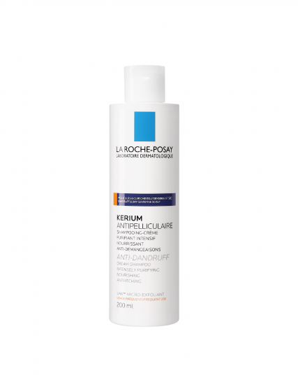 Kerium pellicules sèches shampooing antipelliculaire La Roche-Posay - flacon de 200 ml