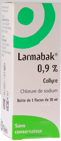 Larmabak 0,9% collyre - flacon de 10ml