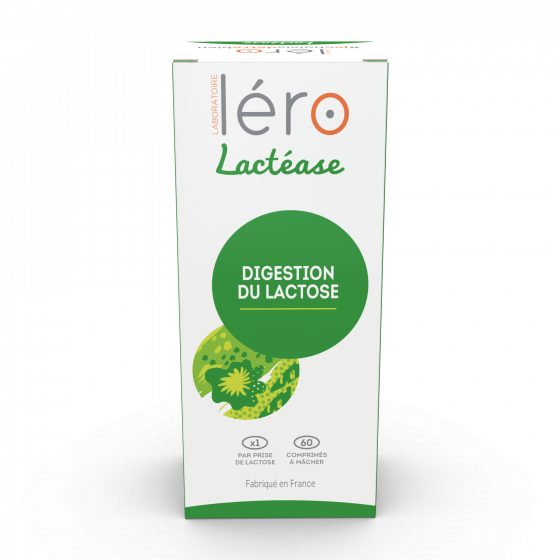 Léro Lactéase digestion du lactose - boite de 60 comprimés