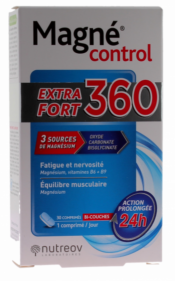 Magné Control extra fort 360 Nutreov - boite de 30 comprimés