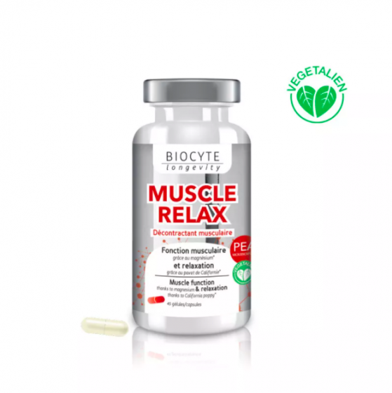 Muscle Relax Biocyte - boîte de 45 gélules