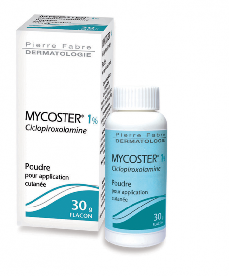 Mycoster 1% poudre pour application cutanée - flacon de 30g