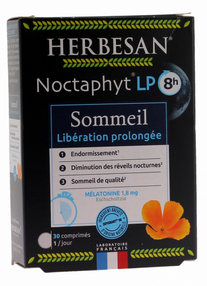 Noctaphyt LP 8h Herbesan - boîte de 30 comprimés