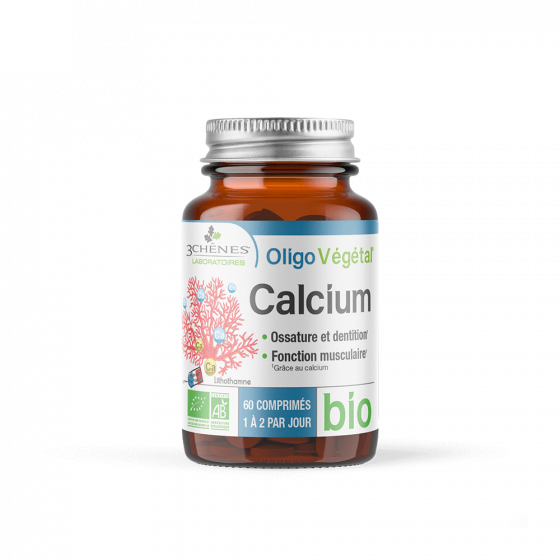 OligoVégétal Calcium bio 3 Chênes - pot de 60 comprimés
