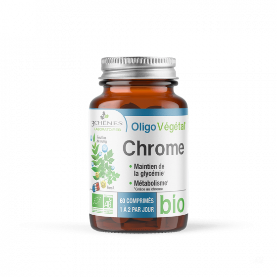 OligoVégétal Chrome bio 3 Chênes - pot de 60 comprimés