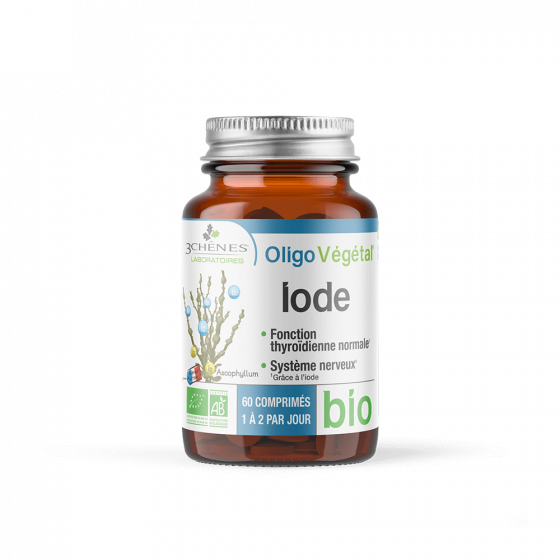 OligoVégétal Iode bio 3 Chênes - pot de 60 comprimés