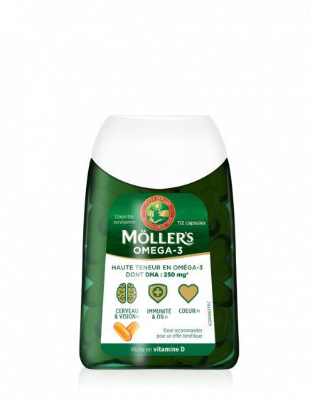 Omega-3 Möller's - boite de 112 capsules