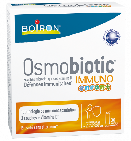 Osmobiotic Immuno enfant Boiron - boîte de 30 sticks orodispersibles