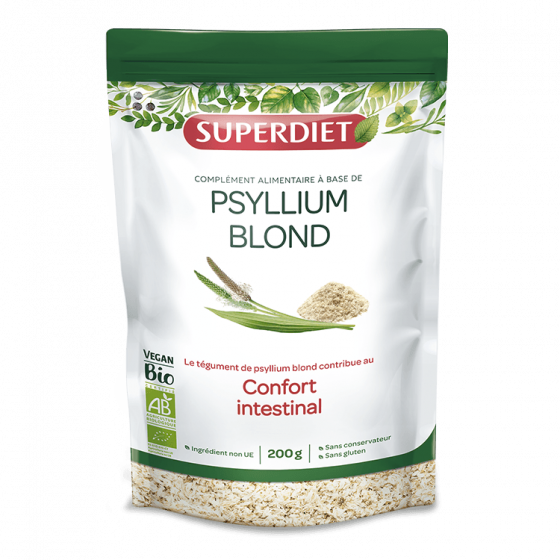 Psyllium blond bio Super Diet - sachet de 200 g