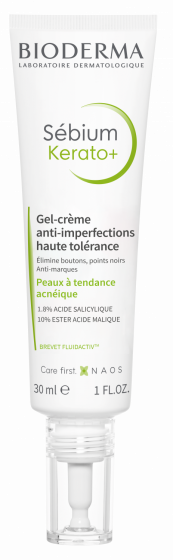 Sébium Kerato+ gel crème anti-imperfections Bioderma - tube de 30ml