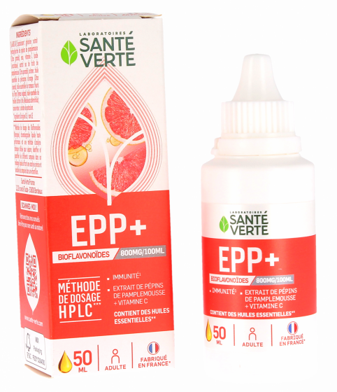 EPP 800+ extrait de pépins de pamplemousse Santé verte - flacon de 50 ml