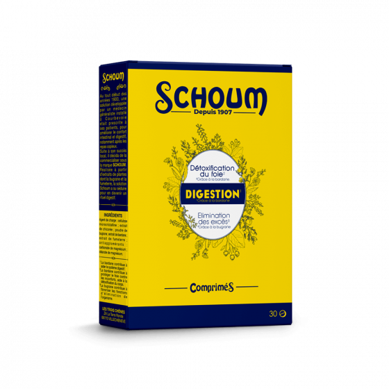 Schoum digestion - boîte de 30 comprimés