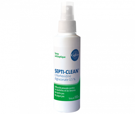 Septi-Clean Spray Antiseptique Gifrer - spray de 100 ml