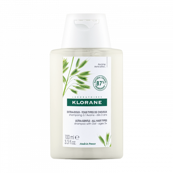 Shampooing au lait d'avoine extra-doux protecteur Klorane - flacon de 100 ml