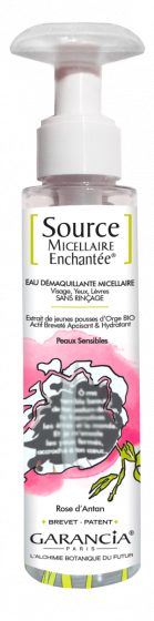 Source micellaire enchantée eau démaquillante rose d'antan Garancia - flacon de 100 ml