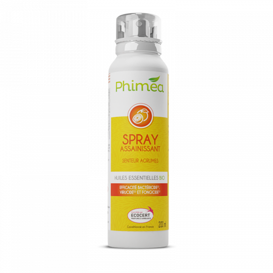Spray assainissant BIO agrumes Phimea - spray de 200 ml