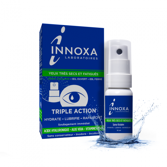 Spray oculaire yeux très secs et fatigués Innoxa - spray de 10ml