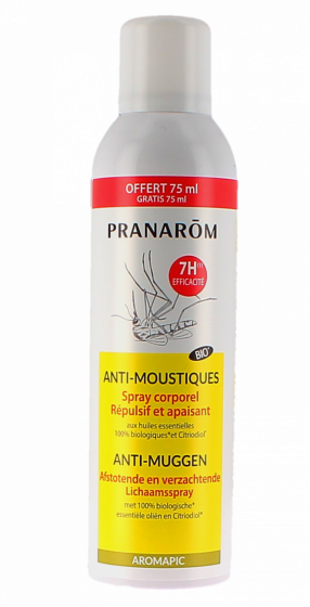 Aromapic Spray corps anti-moustique Pranarôm - spray de 200ml