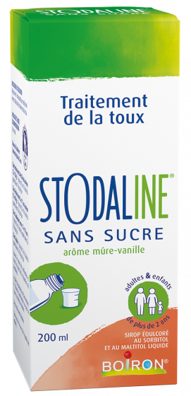 Stodaline sans sucre traitement de la toux Boiron - flacon de 200 ml
