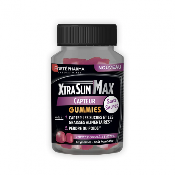 XtraSlim Max Gummies capteur Forté Pharma - pot de 60 gummies