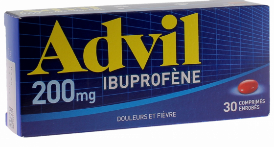 Advil 200mg comprimé enrobé - boîte de 30 comprimés