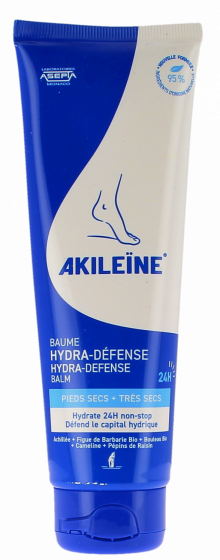 Baume hydra-defense pieds très secs Akileïne - tube de 125 ml
