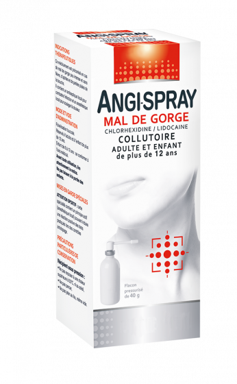 Angi-spray mal de gorge collutoire - flacon pressurisé de 40 g