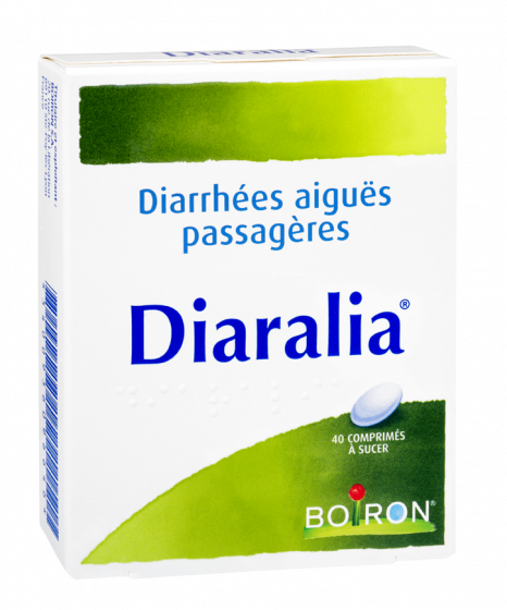 Diaralia diarrhées aiguës passagères Boiron - boite de 40 comprimés