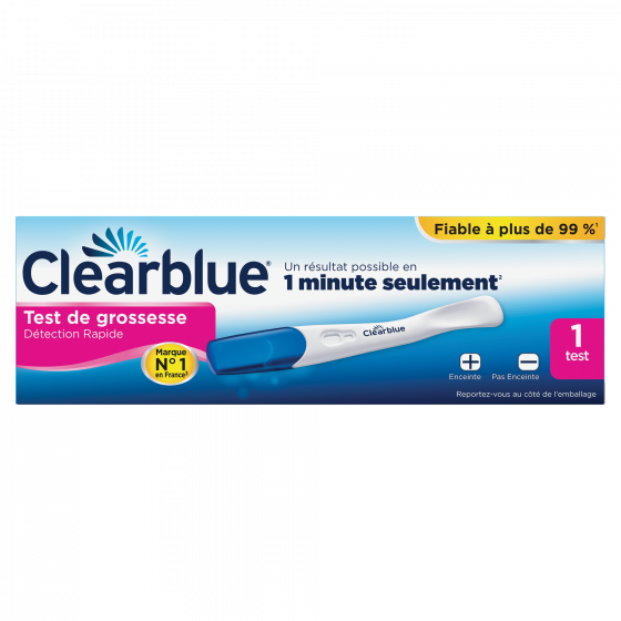 Test de grossesse Clearblue Plus - Boîte de 1 test
