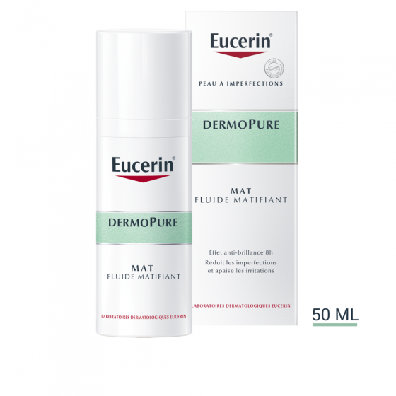 Dermopure Mat fluide matifiant Eucerin - tube de 50 ml