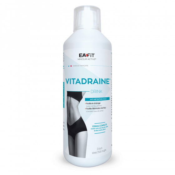 Vitadraine drink draineur anti-rétention d'eau Eafit - flacon de 500 ml
