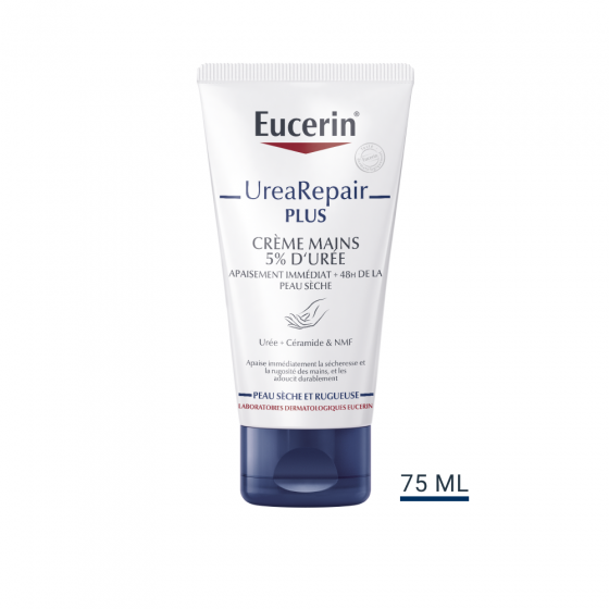 UreaRepair PLUS Crème mains réparatrice Eucerin - tube de 75 ml