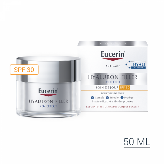 Hyaluron-Filler Soin de jour SPF 30 Eucerin - pot de 50ml