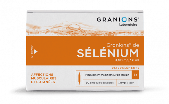 Granions de Selenium 0,96mg - 30 ampoules de 2ml
